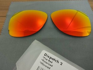処分価格！★オークリー ディスパッチ 2用 カスタム偏光レンズ　RED Polarized 新品　Oakley Dispatch 2 Sunglasses