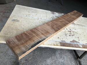 送料無料！【U957I】椨 1005×125×33㎜ タブ 極上杢 乾燥材 木工 DIY 材木 天然木 無垢材《銘木すずめや》