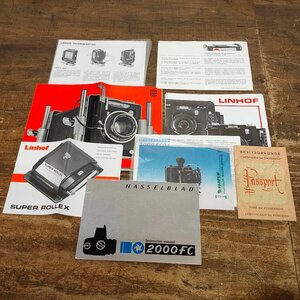 カメラ　カタログ　取説　まとめ　HASSELBLAD 2000FC　Llinhof　KARDAN　Llinhof SUPER ROLLEX 他　061104/SR19K