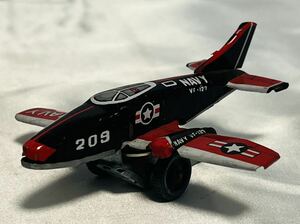 ★当時物　ブリキ　飛行機　NAVY VF-127 209 おもちゃ　日本製　昭和レトロ　ヴィンテージ　玩具