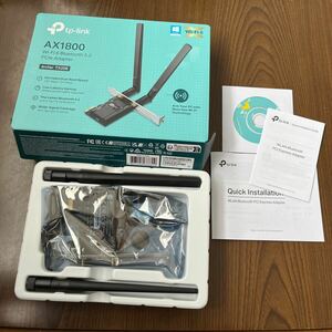 606a0701☆ TP-Link WiFi 無線LAN PCIe AX1800 WiFi 6 対応 Bluetooth 5.2 802.11 ax/ac/a/b/g/n規格にも対応 Windows 10/11