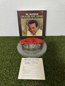 ***年末SALE***オープンリールテープ 4track 3-3/4 ips VIC DAMONE -COUNTRY LOVE SONGS 