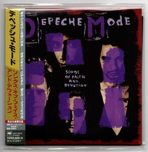 廃盤CD：DEPECHE MODE SONGS OF FAITH AND DEVOTION 紙ジャケット デペッシュ・モード ソングス・オブ・フェイス・アンド・デヴォーション