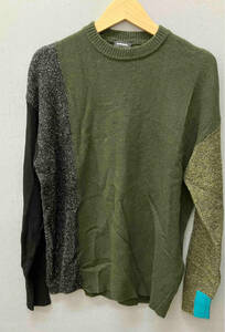 DIESEL ディーゼル K-MOSES KNITWEAR メンズ ニット カーキ 93243 イタリア製 タグ付き 美品