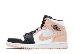 NIKE AIR JORDAN 1 MID "WHITE/BLACK/CRIMSON TINT" 27.5cm 554724-133