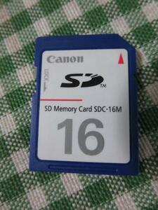 Canon SDメモリーカード 16MB SDC-16M