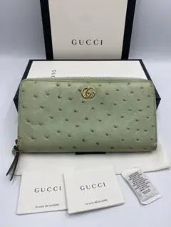 美品‼️GUCCI グッチ 財布　長財布　GGマンモート　ラウンドファスナー