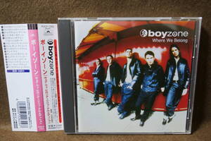 【中古CD】 ボーイゾーン BOYZONE / ホェア・ウィ・ビロング-リニューアル・エディション / POCP-7352 / 4988005226297