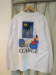 X-LARGE XLARGE エクストララージ WEEKEND L/S TEE ロンT 白 Lサイズ 人気商品 送料￥230～ 値下げしました！