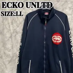 ECKO UNLTD トラックジャケット トレーナー 刺繍ロゴ オーバーサイズ