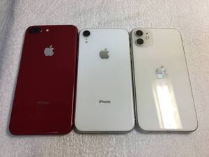 iPhone11 iphoneXR iphone8 Plus まとめ売り アクティベーションロックあり 3台セット ジャンク