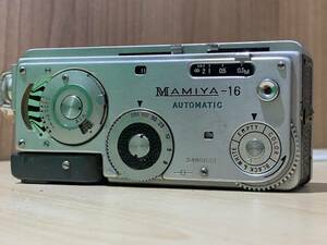 【12747】Mamiya/マミヤ mamiya 16 AUTOMATIC コンパクトフィルムカメラ ☆動作未確認 ジャンク 現状品 レトロ ヴィンテージ彡