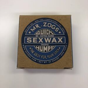 新品 SEXWAX 1個 サーフィン ワックス 真夏 6X QUICK HUMPS BLUE LABEL TROPIC BASE ベースワックス ボディーボード セックスワックス