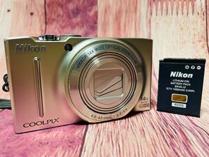 Nikon COOLPIX S 8200 デジタル デジカメ ニコン ゴールドのような