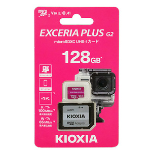 【ゆうパケット対応】キオクシア microSDXCメモリーカード EXCERIA PLUS G2 KMUH-B128G 128GB [管理:1000029200]