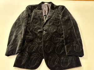 コムデギャルソンオムプリュス ローリングストーンズ ベロアジャケット L クロムハーツ ルイスレザー 2006SS comme des garcons homme plus