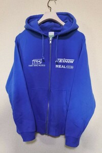 SUPER GT KEIHIN REAL RACING ケーヒン リアルレーシング スウェット パーカー size S ブルー TRM