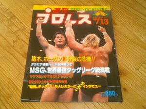 週刊プロレス NO.20 1983/12/13：83世界最強タッグ：4回MSGタッグ