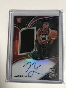 149枚限定RC patch auto RPA panini spectra nassir little blazers リトル 直書きサイン