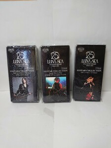 新品 未開封 LUNA SEA ルナシー ミニチュアギターコレクション Guitar Collection SUGIZO INORAN J 三個セット ESP Fender 同梱可能