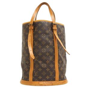 LOUIS VUITTON/ルイヴィトン ビトン M42236 バケットGM モノグラム レザー ショルダーバッグ ブラウン レディース ブランド