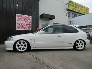 DEEPS★新品EK9シビックタイプRディープスSⅡダンパーキット/フルタップ車高調/ボルトオン★①検)EK3 EK4 フェリオ EJ7クーペ B16A B16B