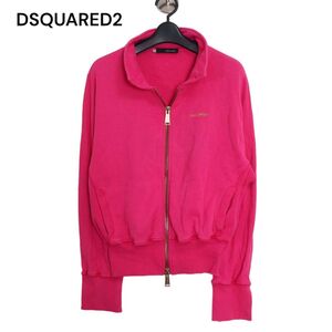 イタリア製★ DSQUARED2 ディースクエアード 通年 ダメージ加工♪ スウェット ブルゾン ジャケット Sz.M　レディース　K4T01244_8#O