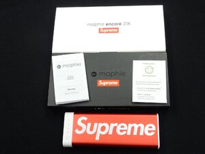 Supreme シュプリーム 2017A/W Mophie Encore Plus 20K モーフィー アンコール プラス モバイルバッテリー レッド チャージャー コラボ