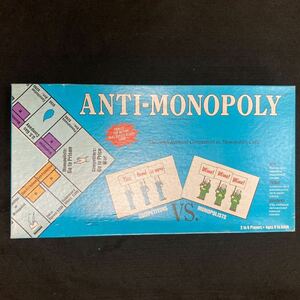 ◆◇◆　レア！！《　輸入ボードゲーム　》　モノポリーに飽きたら…【　ANTI-MONOPOLY　アンチモノポリー　】　インテリアにも！　◆◇◆