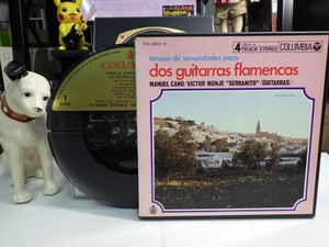 【￥1,000～】Open-Reel-Tape｜オープンリール★COLUMBIA/4TRACK19cm/s★TENSION DE SONORIDADES PARA DOS GUITARRAS FLAMENCAS｜M.CANO