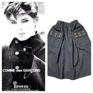 80s●1981[Vintage]初期 黒の衝撃 ボロルックCOMME des GARCONS コムデギャルソン ヴィンテージ Archive アーカイブ 80年代 初期 オールド