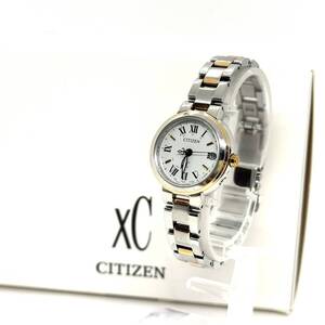 CITIZEN シチズン H060-T022677 XC クロスシー ハッピーフライト 電波ソーラー レディース腕時計 デイト ローマ数字インデックス