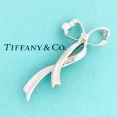 TIFFANY&Co. ティファニー リボン ブローチ ヴィンテージ ik5