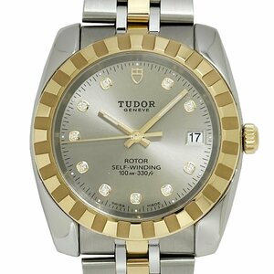 値下げ Tudor チュードル M21013-0012 Classic Date クラシックデイト シルバー 自動巻き J58727