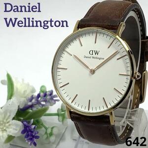 642 Daniel Wellington ダニエル ウェリントン レディース 腕時計 2針 クオーツ式 新品電池交換済 人気 希少