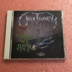 CD 92年国内盤 ライナー付 Obituary Slowly We Rot オビチュアリー スロウリー ウィー ロット Death Metal