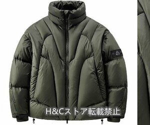 高級 ミリタリー フライト ホワイトダック ダウン ジャケット 2色展開 メンズ サイズM～3XL 大きいサイズ オーバーサイズ