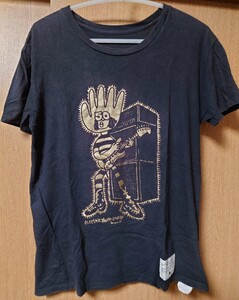 ユニコーン UNICORN 手島いさむ50祭 ワシモ半世紀 「電大の武者（中退）Tee BLACK」 Tシャツ Mサイズ 奥田民生 ABEDON EBI 川西幸一