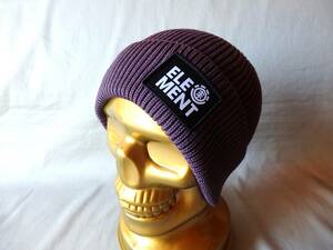 新品◆ELEMENT USU BEANIE ビーニー/ニットキャップ◆PURPLE◆スキー/スノーボード/ウェア