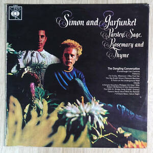 極上品! UK Original 初回 CBS SBPG Parsley、Sage、Rosemary&Thyme / Simon and Garfunkel MAT: A1/B1 