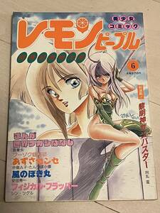 レモンピープル 1989年6月号 爬沼あん 安田秀一 阿乱霊 狐ノ間和歩 中島A子・たんつぼ小僧 昆童虫 内山亜紀