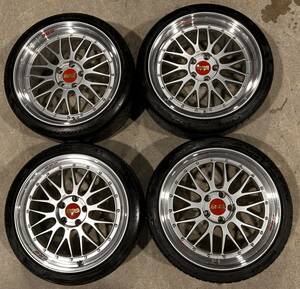 BBS LM LM220H LM221H 19インチホイールタイヤセット 8.5J +43 9.5J +45