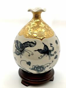 【ファン必携】台崋窯　Tai-Hwa Pottery 花瓶　新品　現品限り [粉必】大陶 大陶花瓶，全新，