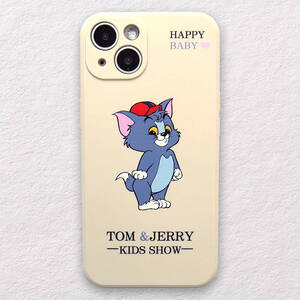 トムとジェリー キッズ トム デザイン iPhone15 iPhone14 iPhone13 ケース iPhone13mini iPhoneSE iPhone8 ケース 5サイズ展開