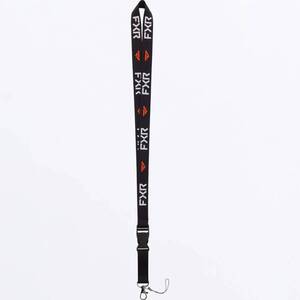 FXR Racing カナダ スノーモービル Lanyard ランヤード キーホルダー ブラック/オレンジ Black/Orange ● スマートレター 新品未使用