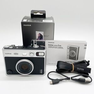 ■元箱付きのほぼ新品■ FUJIFILM 富士フイルム チェキ Evo instax mini Evo INS MINI EVO BLACK ①