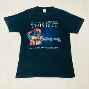 Michael Jackson　THIS IS IT　プリント　Tシャツ　ブラック/黒　M