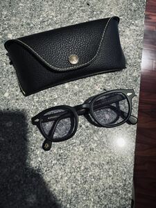 【極美品】moscot lemtosh matte black 46-24 Ray-Ban WAYFARER サングラス レイバン メガネ 眼鏡 マルジェラ vintage tart optical arnel