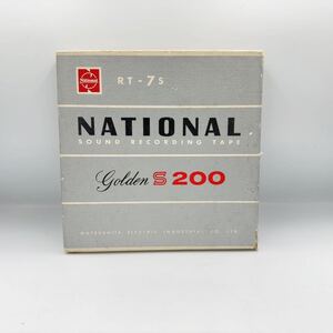 NATIONAL ナショナル GOLDEN S 200 RT-7s 7号 オープンリールテープ 日本製 MADE IN JAPAN