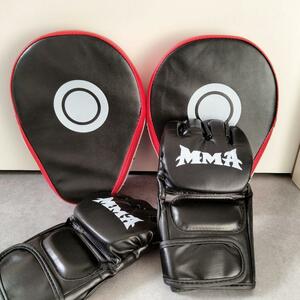 パンチングミット オープンフィンガー ボクシング グローブ セット 格闘技 運動